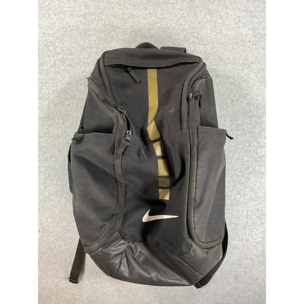 Nike Hoops Elite Pro Basketball Backpack Black Gold BA5554-011
